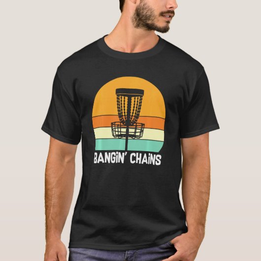  Funny Disc Golf Retro Frisbee Golfschijf Sp T-shirt (Voorkant)