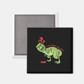 Funny Disc Golf T Rex Kids  Magneet (Voorkant / Achterkant)