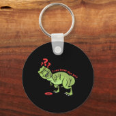 Funny Disc Golf T Rex Kids  Sleutelhanger (Voorkant)