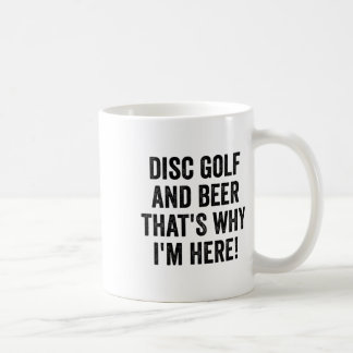 Funny Discgolf T-shirt Mannen Vrouwen I Discgolf E Koffiemok