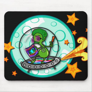 FUNNY DISCO ALIEN MUISMAT