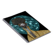 Funny Disco Emu Bird Notitieboek (Rechterzijde)