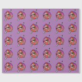 FUNNY DISCO SUSHI MATTE WRAPPING PAPIER (Vlak)