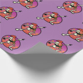FUNNY DISCO SUSHI MATTE WRAPPING PAPIER (Hoek)