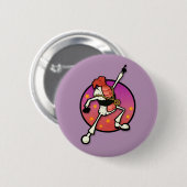 FUNNY DISCO SUSHI PIN TERUG ROND BUTTON (Voorkant /achterkant)