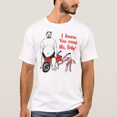 Funny Disguding Fat Man T Shirt (Voorkant)