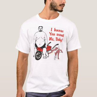 Funny Disguding Fat Man T Shirt