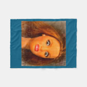 Funny Disgusting Doll Face Meme Fleece Deken (Voorkant (Horizontaal))