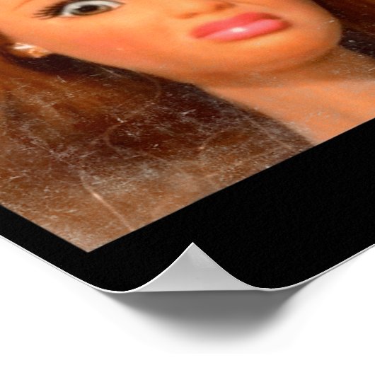 Funny Disgusting Doll Face Meme Poster (Hoek)