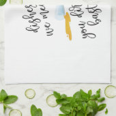 Funny Dish Design Theedoek (Gevouwen)