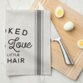Funny Dish Towel, Hondenliefhebber Kitchen Towel Theedoek (Quarter Fold)