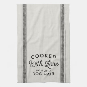 Funny Dish Towel, Hondenliefhebber Kitchen Towel Theedoek