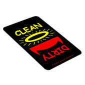 Funny Dishwasher Magnet Devil Angel Magneet (Rechterzijde)