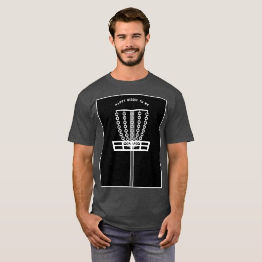 Funny Disk Golf Birthday T-shirt (Voorkant volledig)