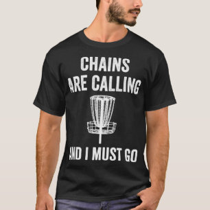 Funny Disk Golf Chains noemen Folf Frolf Mannen T-shirt