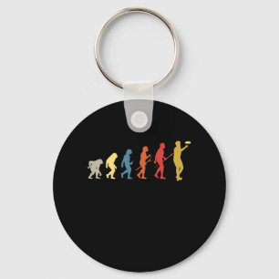 Funny Disk Golf Evolution Gift  Frisbee Sleutelhanger
