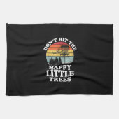 Funny Disk Golf Frisbee Golfing Player Sport Manne Theedoek (Horizontaal)