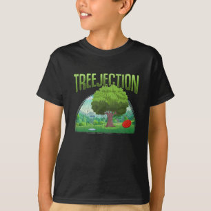 Funny Disk Golf Humor Tree Fun T-shirt