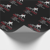 Funny Disk Golf Instruction Frisbee Disk Golfing Cadeaupapier (Hoek)