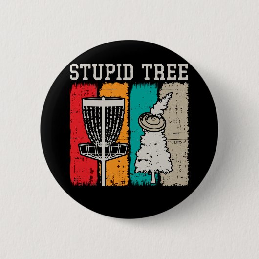 Funny Disk Golf Player Sport Frisbee Disk Golfing Ronde Button 5,7 Cm (Voorkant)