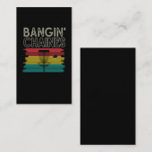 Funny Disk Golfing Sport Frisbee Disk Golf Player Visitekaartje (Voorkant / Achterkant)