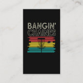 Funny Disk Golfing Sport Frisbee Disk Golf Player Visitekaartje (Voorkant)