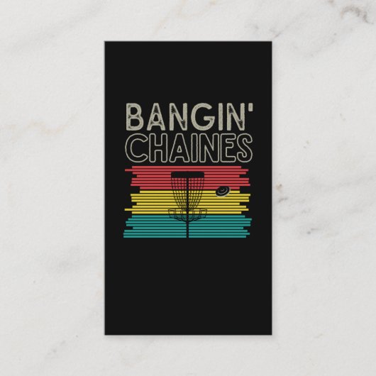 Funny Disk Golfing Sport Frisbee Disk Golf Player Visitekaartje (Voorkant)