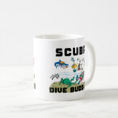 Funny Dive Buddy SCUBA Dive Buddy Koffiemok (Voorkant rechts)