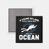 Funny Diver Joke Scuba Diving Magneet (Voorkant / Achterkant)