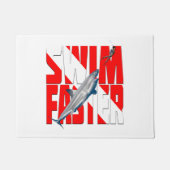 Funny Diving Swim Sneller Deurmat (Voorkant)