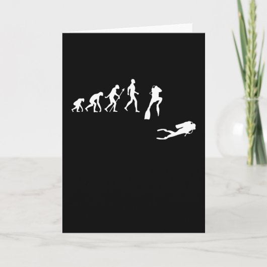 Funny Diving Zee Dive Gift for Diver Kaart (Voorkant)
