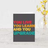 Funny Divorce Break Up Men Women Party Quote Ex Hu Kaart (Gele Bloem)