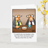 Funny Divorce Humor Wenskaart Kaart (Gele Bloem)