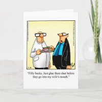 Funny Divorce Humor Wenskaart