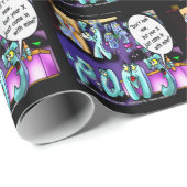 Funny Divorce My Ex & Yours Cadeaupapier (Rol Hoek)