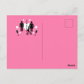 Funny Divorce Party-uitnodigingen Briefkaart (Achterkant)