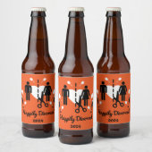 Funny Divorce Sympathie Gifts Bier Etiket (Flessen)