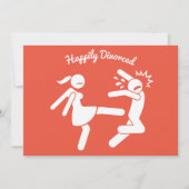 Funny Divorce Sympathie Gifts Feestdagenkaart (Voorkant)