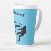 Funny Divorce Sympathie Gifts Latte Mok (Rechterhoek)