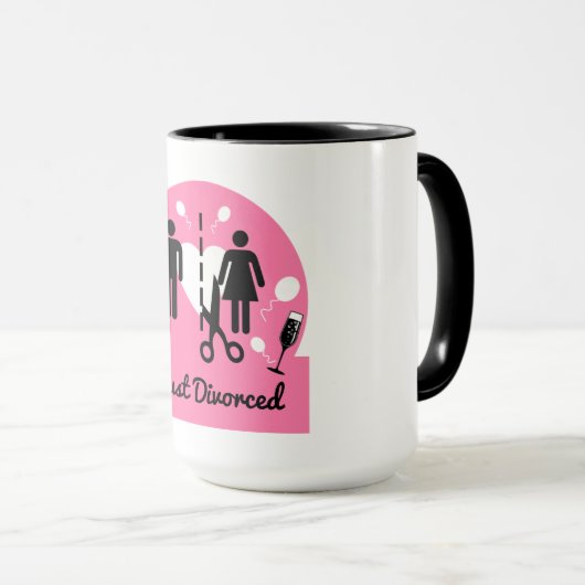 Funny Divorce Sympathie Gifts Mok (Voorkant rechts)