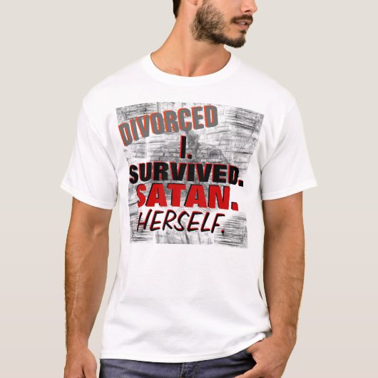 Funny Divorce T-shirt (Voorkant)