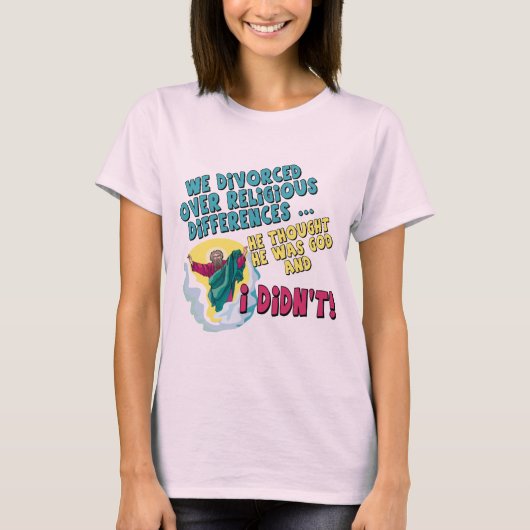 Funny Divorced T-shirts en cadeautjes voor haar (Voorkant)