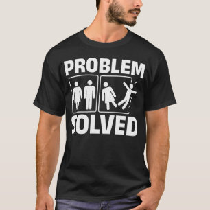 Funny Divorcee Women Mannen Problemen T-shirt