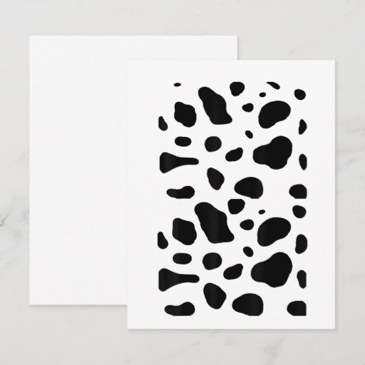 Funny Diy Dalmatian Costume Suit Halloween Kind Ad Kaart (Voorkant / Achterkant)