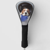 Funny dizzy beagle delicaat wassen golfheadcover (Voorkant)