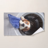 Funny dizzy beagle delicaat wassen handdoek (Handdoek)