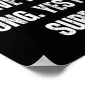 Funny Dj I Dont Have That Song Request Mens Womens Poster (Hoek)