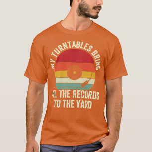 Funny DJ Platenspeler Design Disc Jockey T-shirt
