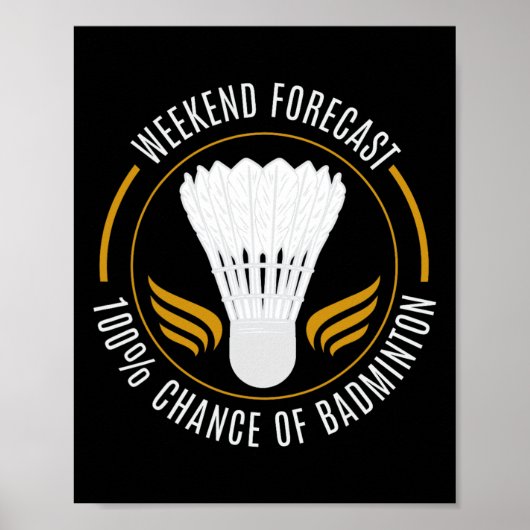 Funny Dminton Shirt Mannen Dames Dminton Speler 6 Poster (Voorkant)