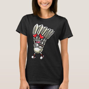 Funny Dminton Shuttle Player Design Mannen Dames 6 T-shirt
